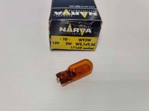 Лампа NARVA 5W желтая (безцокольн.габарит,повт) (шт.)