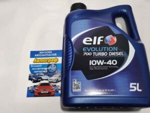 Масло Elf  Evolution 700 Turbo Diesel 10W40 SN/CF 5L (шт.)