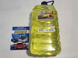Омыватель стекла  Жёлтый лето (4L) Запорожавтобытхим (шт.)
